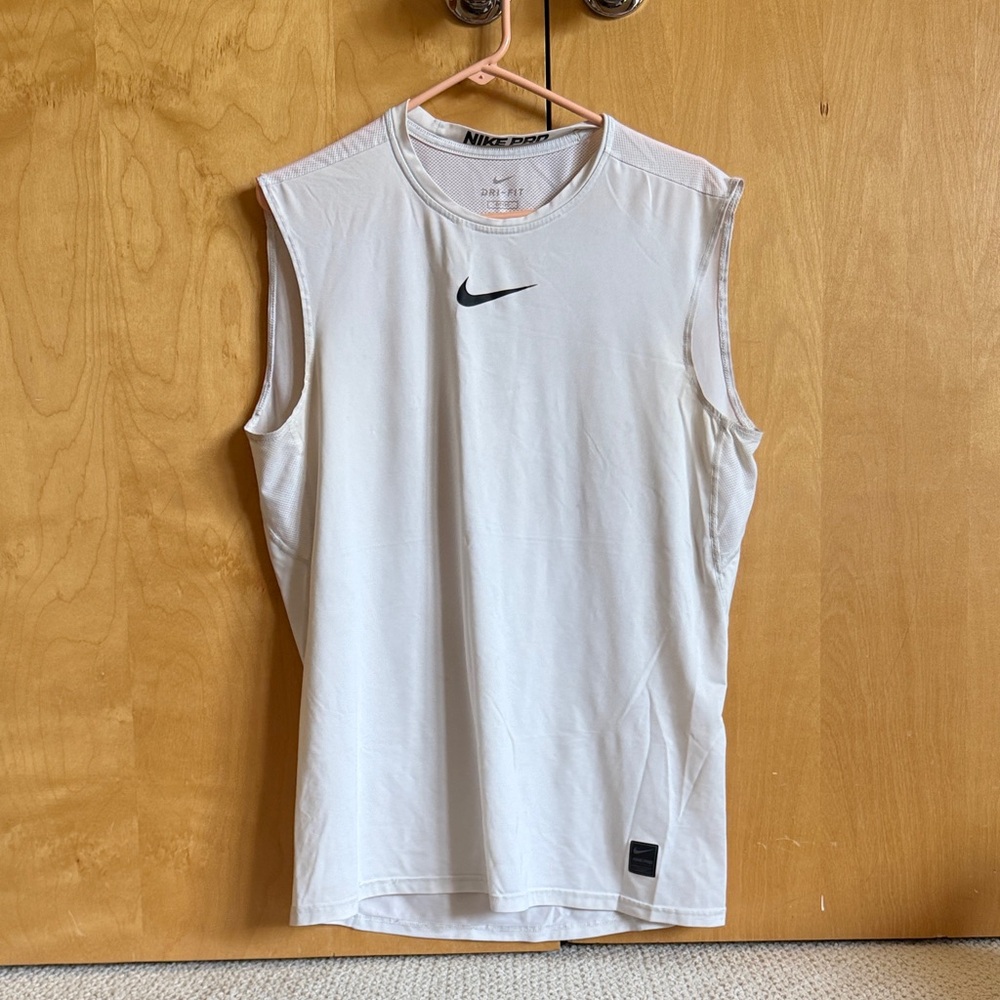 Nike Men's White Tank Top